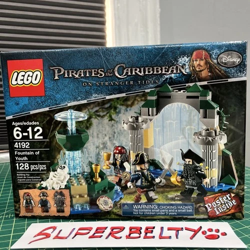 LEGO 4192 Fountain of Youth Pirates of the Caribbean Jack Sparrow Blackbeard