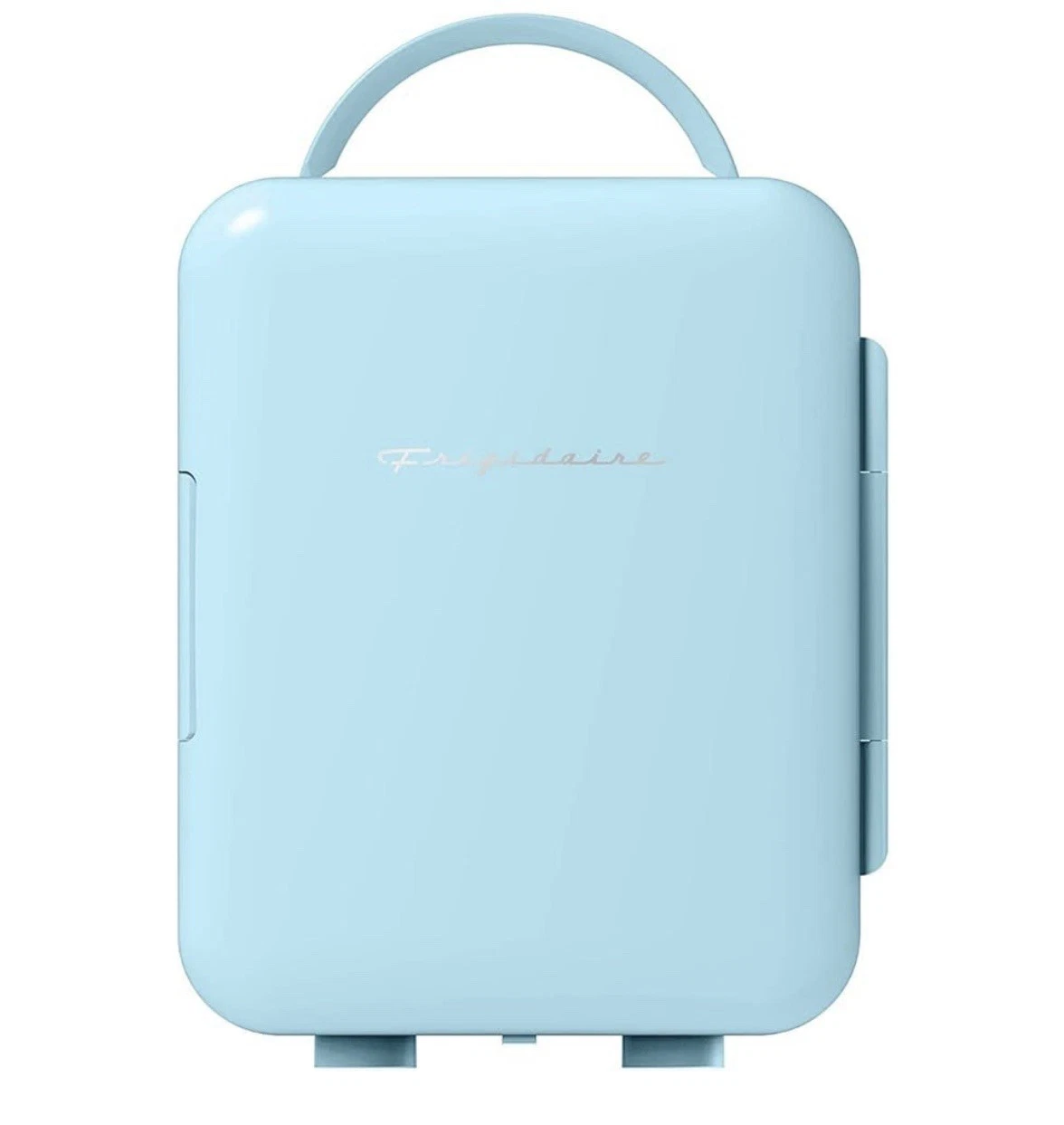 Frigidaire Retro Mini Compact Beverage Refrigerator, Blue, 6 Can