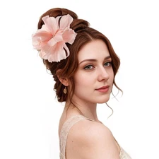 Flower Hair Clip Rose Hair Clips Hair Barrettes for Women Flower Hair Accesso...