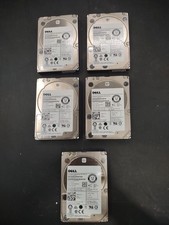 Lot of 5 Dell 1.2TB 2.5" SAS Drives ST1200MM0088 - Wiped and Tested
