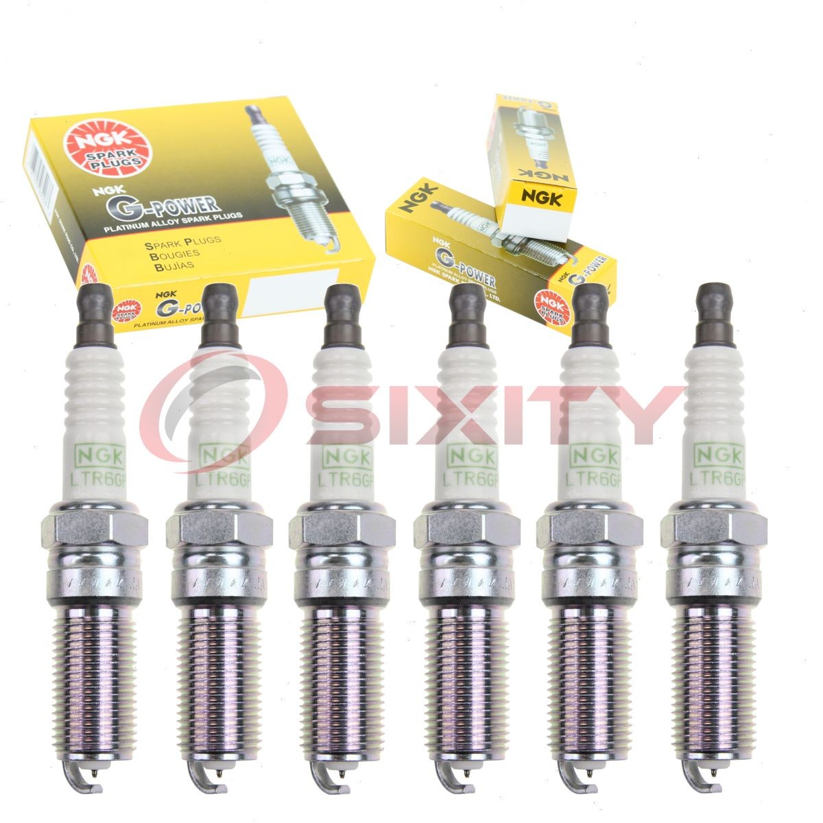 6 pc NGK G-Power Spark Plugs for 2005-2011 Cadillac STS 3.6L V6 Ignition fu