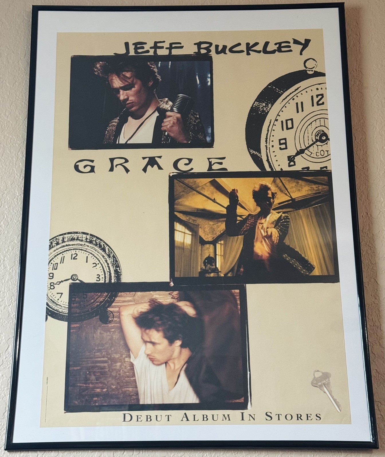 Jeff Buckley Original  Grace Promo Poster Vintage New Condition