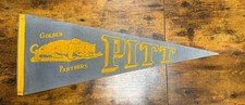 Vintage University of Pittsburgh PITT Golden Panthers pennant