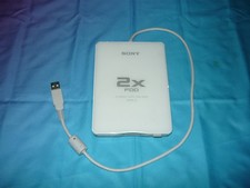 Sony MPF88E-UA 2x Double Speed USB Floppy Disk Drive Tested White Faceplate