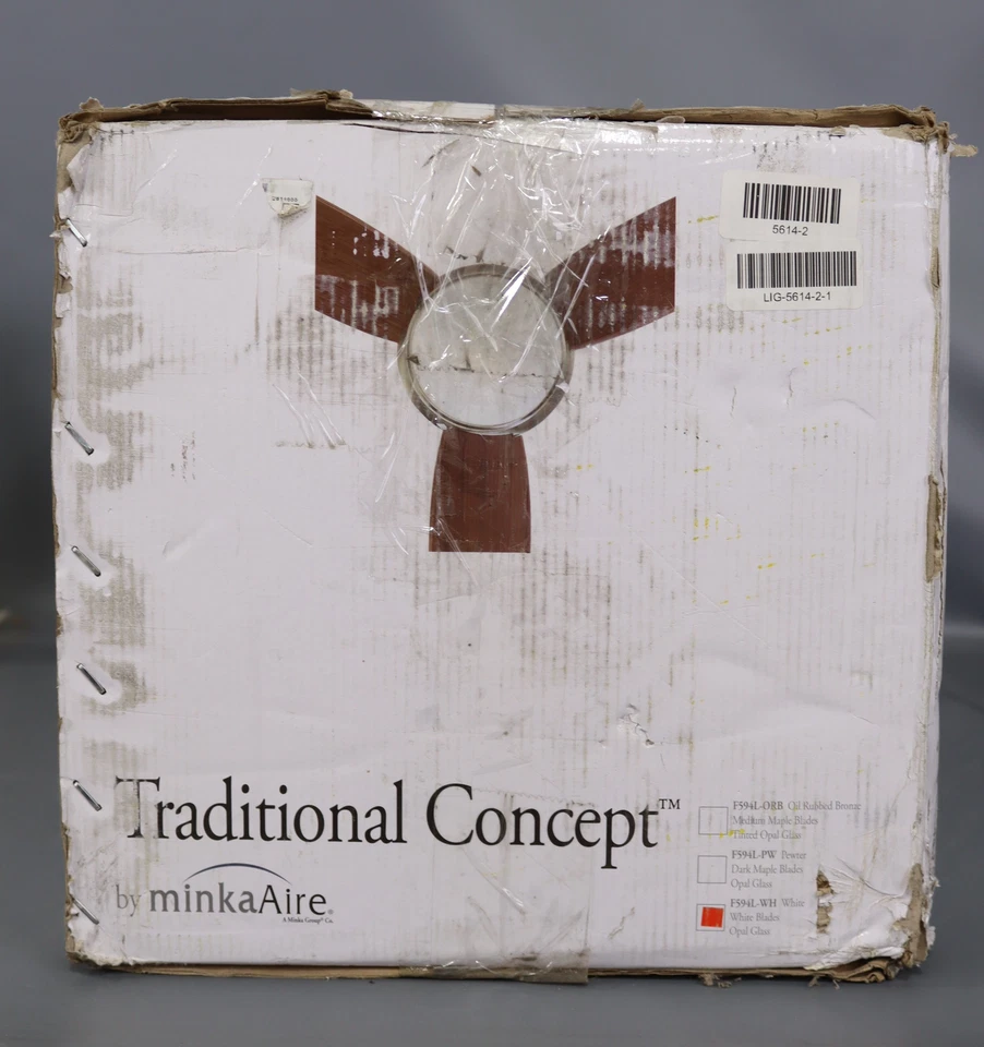 Minka-Aire Traditional Concept 52-Inch 3-Blade LED Ceiling Fan in White Finish - Image 2 of 4