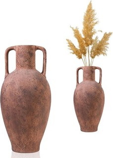 UPWOIGH 20.5 in(52 CM) Tall Large Vintage Ceramic Floor Vase with Handles