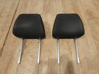 2x Appuie-tête VW Passat 3C B7 Avant Gauche Droite Tissu Noir Original - Photo 1/4