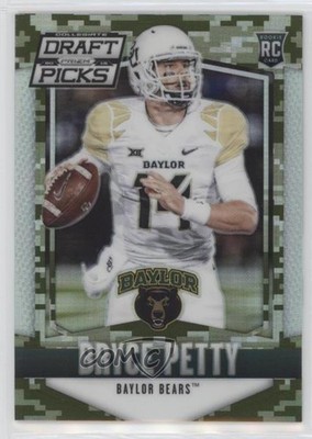 2015 Panini Prizm Collegiate Draft Picks Camo 25/199 Bryce Petty Rookie RC 9ro
