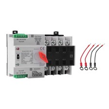 100Amp AC220V Automatic/Manual Transfer Switch 4P 50/60Hz, 4POLE 100A Mini AT...