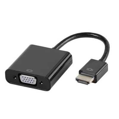 VIVANCO Hochwertiger HDMI VGA Adapter, 0,1 m   HDMI  Stecker auf VGA Buchse, mit