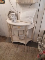 Konsolentisch Mit Schublade Aus Holz In Weiß, Shabby Chic / Landhausstil