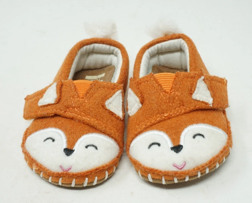 TOMS Luca Fieltro Naranja Cara de Zorro Bebé Niño Pequeño Talla 2 EDICIÓN LIMITADA 10012896 Foto 2 de 4