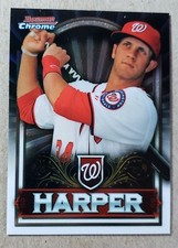 2011 Bowman Chrome Retail Exclusives Silver Refractor Bryce Harper #BCE1