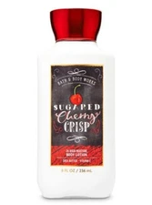 Sugared Cherry Crisp Smooth Lotion Bath & Body Works 8oz graham cinnamon vanilla