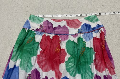 Farm Rio Floral Skirt Women's Small Multicolor Maxi Long Side Zip Anthropologie - Picture 8 of 9