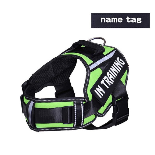 Personalised No-Pull Padded Dog Harness Small Medium Dogs Safety Strip Colourful - Picture 19 of 42