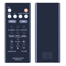FSR78 VAF7640 VAH0130 For Yamaha Sound Bar Remote Control ATS-1060 ATS-1070