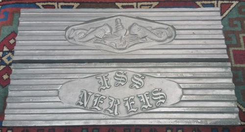 USS NEREUS AS-17 submarine tender vtg navy military sailor ww2 war ship dolphin