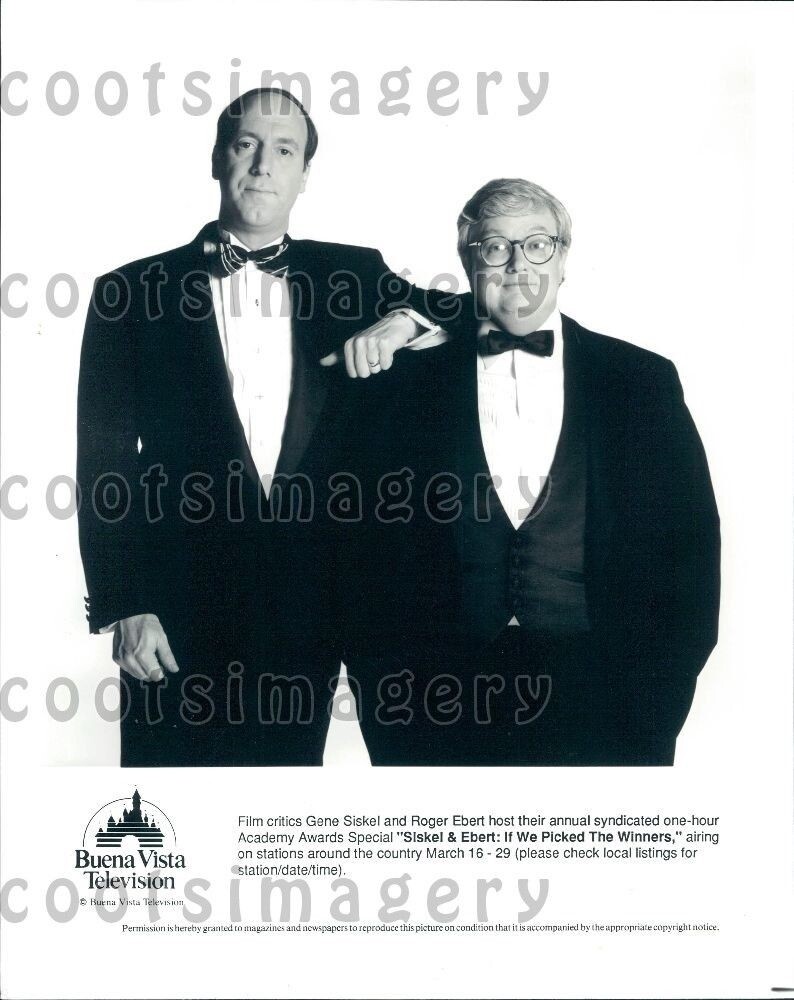 Wire Photo Movie Critics Gene Siskel Roger Ebert If We Picked The Winners