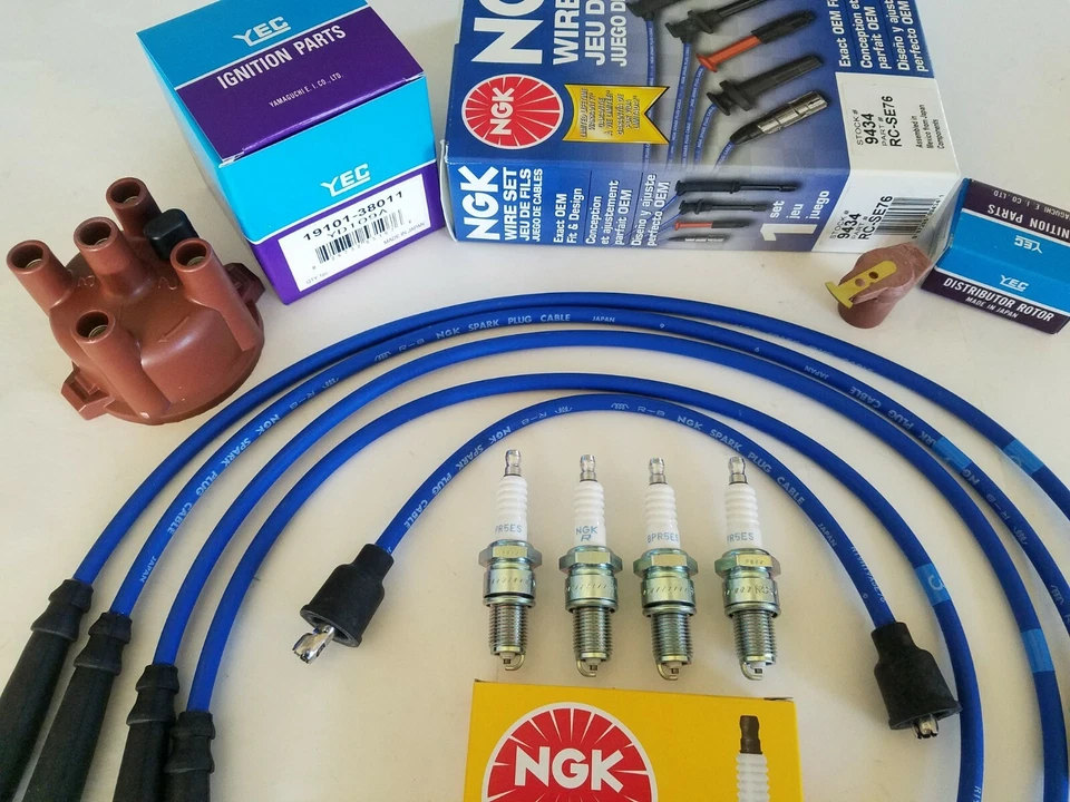 Bujías y cables Suzuki Samurai 86-89 y Sidekick 1989 1,3 NGK - tapa y rotor Foto 3 de 4