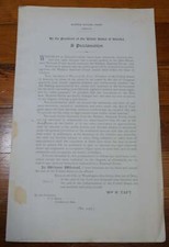 William H Taft / Malheur National Forest Map Proclamation Oregon 1st ed 1910