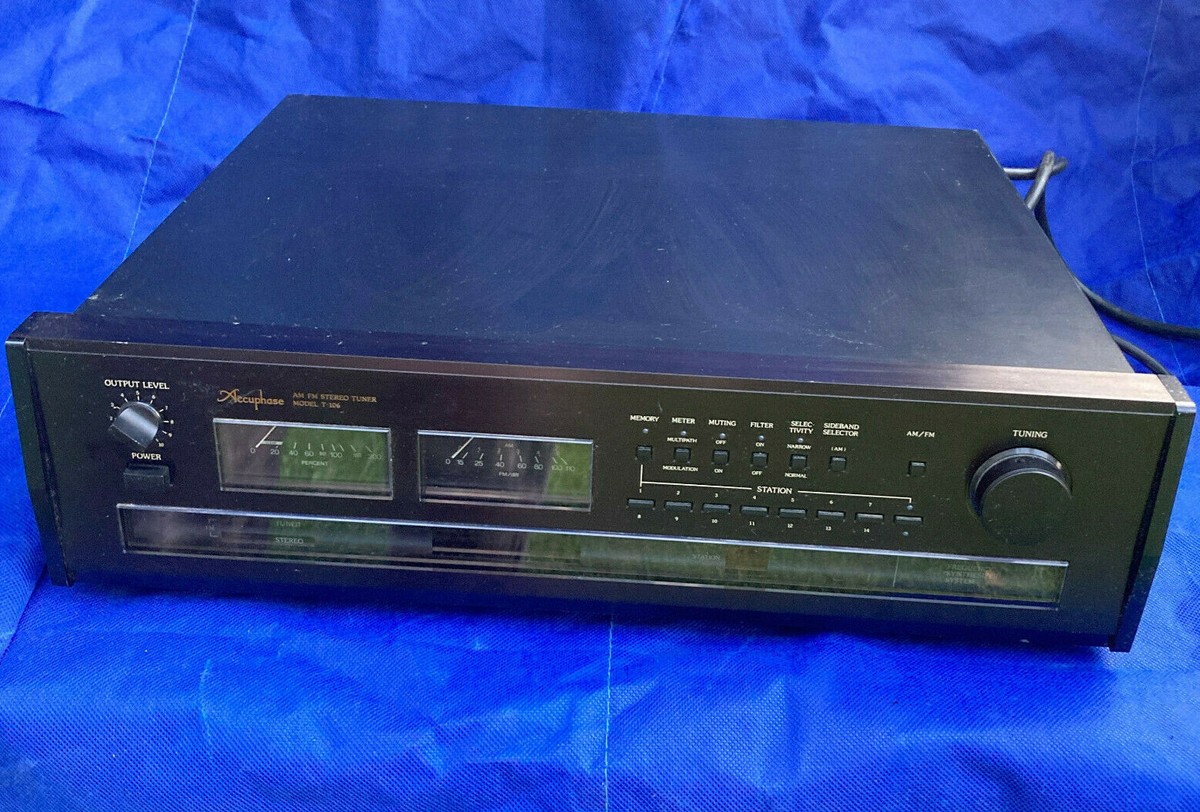Accuphase アキュフェーズ、T-106 FM/AMチューナー Accuphase T-106 Digital AM-FM Stereo Tuner