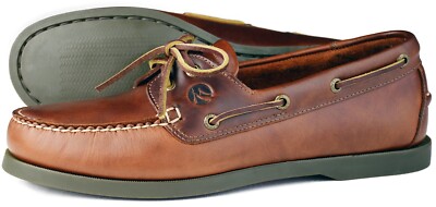 Apache Moose Fastnet Herren klassischer Leder Deck/Bootsschuh. Alle Größen. Handgefertigt.