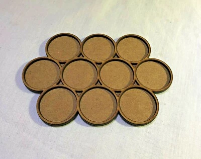 DAEMONSCAPE Apocalypse 10 man MDF or Acrylic movement tray. For 25mm bases.