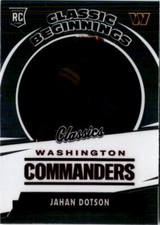 2022 Panini Classics #CB-13 Jahan Dotson Classic Beginnings