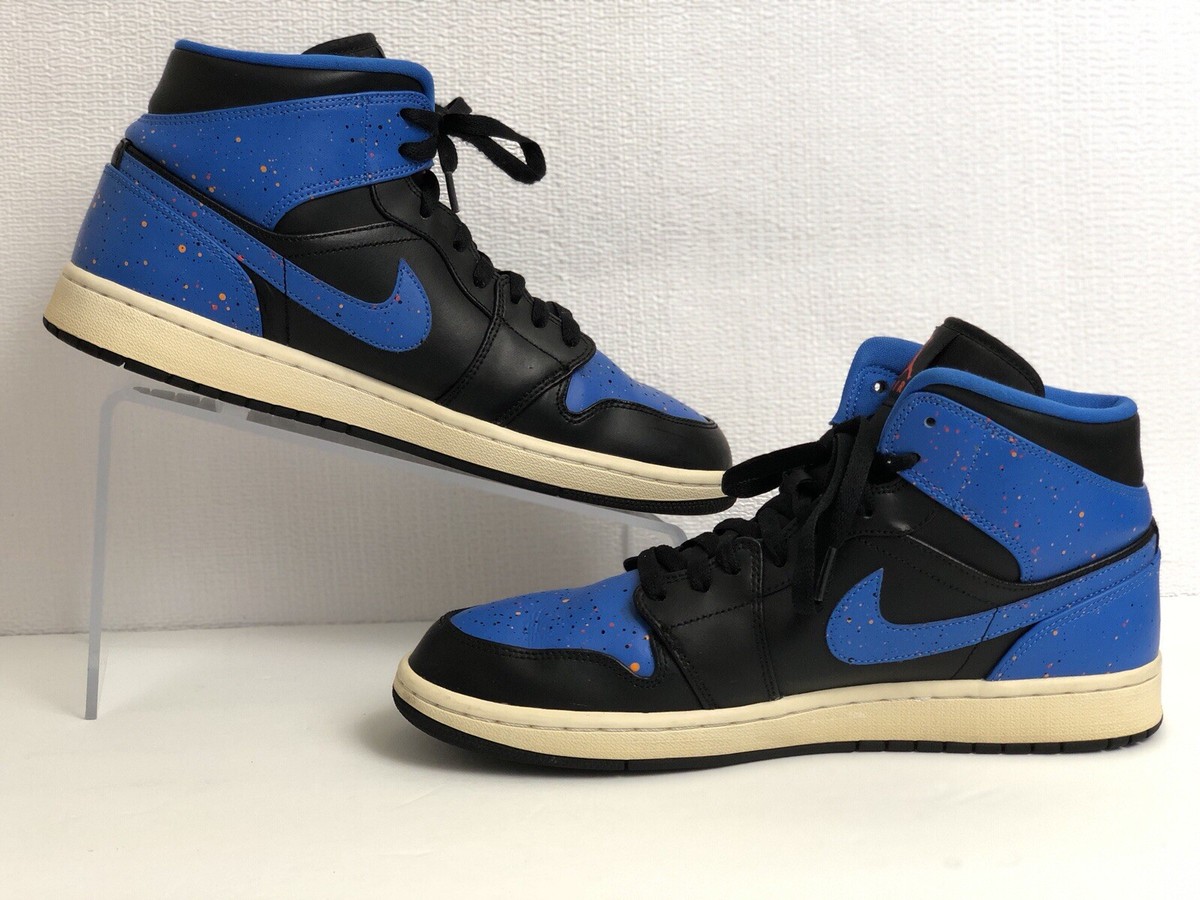 Nike Air Jordan 1 Retro Mid Royal Paint Splatter 554724-048