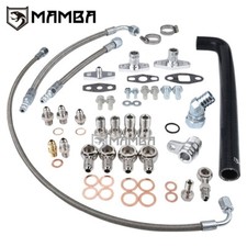 Turbo Oil Water Line For Mitsubishi 4b11t Evo X W Garrett T3 T4 Greddy T67 Te06