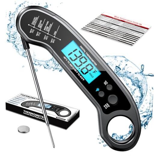 Meat Thermometer Digital, Instant Read Meat ThermometerI for Grill and Gery