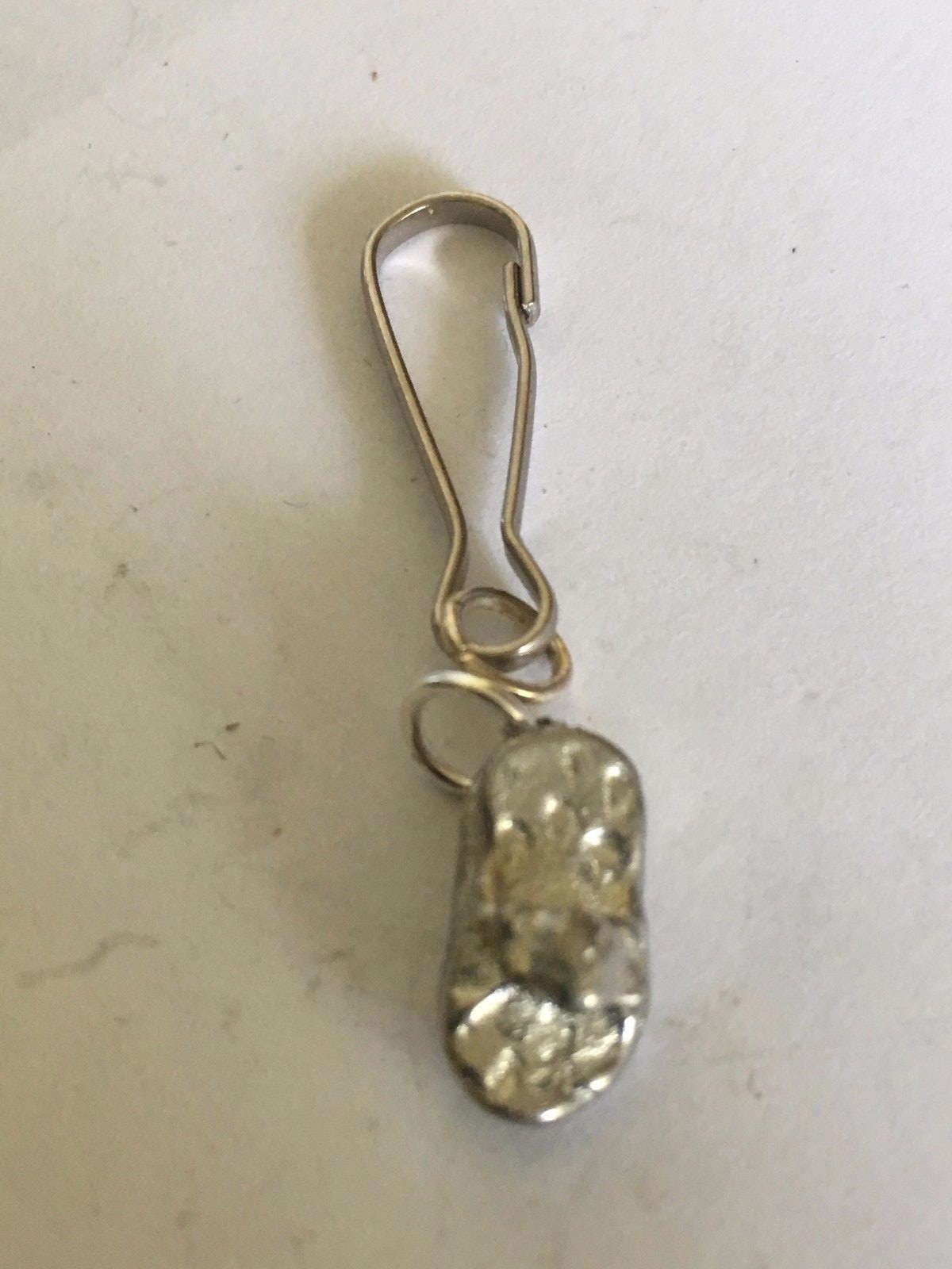 APL Sandal Flip Flop TG94 Fine English Pewter on a Zip Puller