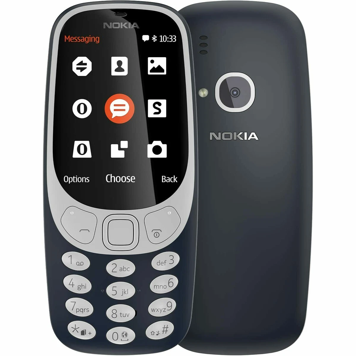 Unlocked GSM 2G 900 1800 Nokia 3310 2017 Dual SIM Bluetooth FM MP3 Mobile Phone