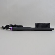 Hair Straightener Brush Straightening Curler Hot Comb Electric Adjustable Heat