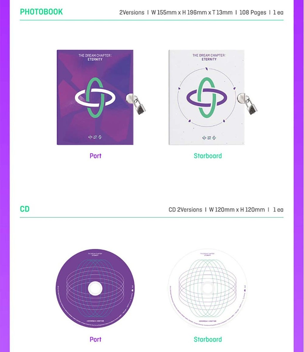 TXT Tomorrow X Together The Dream Chapter: Eternity Album