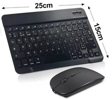 Wireless keyboard and mouse combination