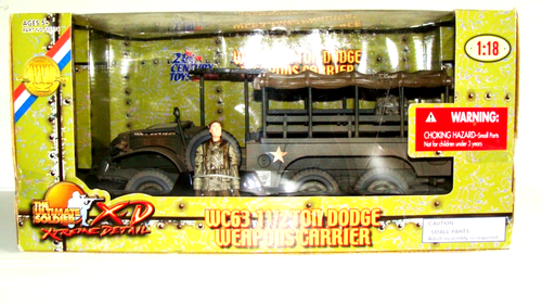 1:18 Ultimate Soldier WWII U.S Army Dodge WC-63 1.5 Ton 6X6 Weapons Cargo Truck - Picture 5 of 13
