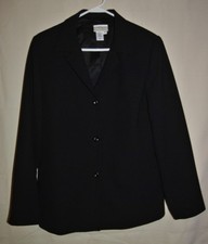 Women's COLDWATER CREEK Black Blazer Size M
