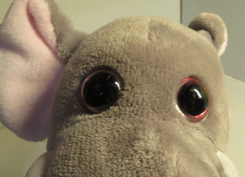 ELEFANTE Marioneta de Mano Peluche Ojos Grandes Brillantes Selva Kelly Juguetes Peluche 11" Foto 4 de 4