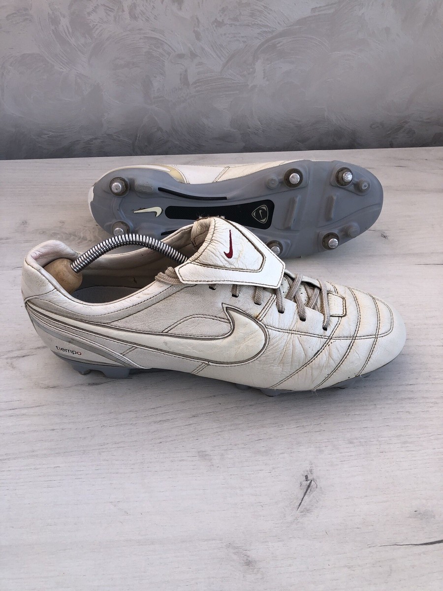 Nike Tiempo Legend SG White Football Soccer Cleats ID Professional