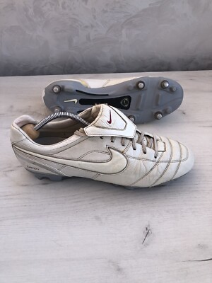 Nike Tiempo Legend SG White Football Soccer Cleats ID Professional