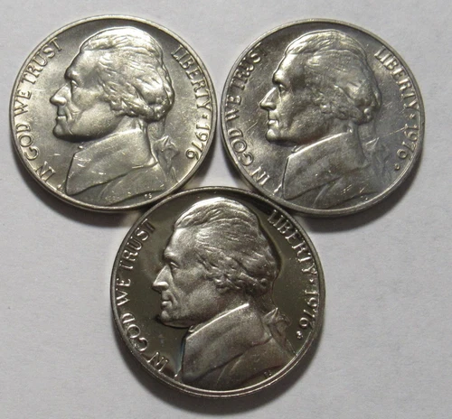 Photo of a 1976-P Jefferson Nickel from an eBay listing that sold on Jul 21, 2026