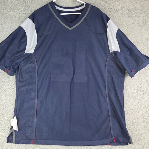 New England Patriots Jersey Men 2XL Blue Nike On Field Tom Brady NFL Players EUC - Picture 21 of 24