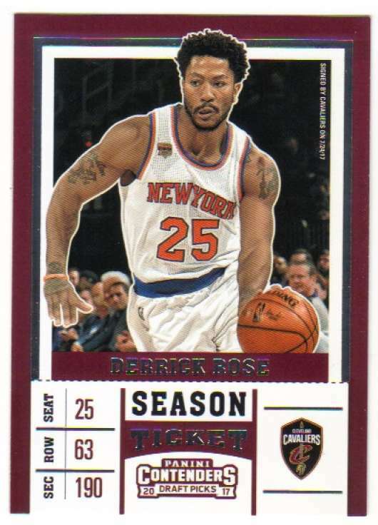 2017-18 Contenders Draft - Season Ticket - A and B Card Image Variation #'s 1-50