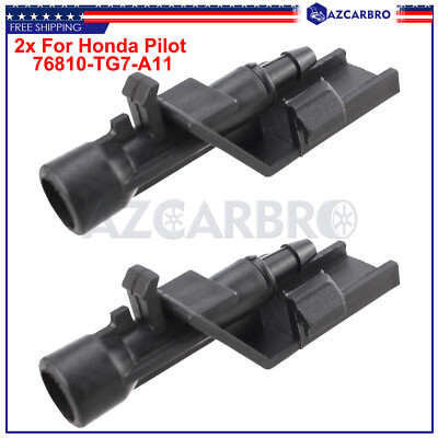 2x Front Windshield Washer Nozzle 76810-TG7-A11 For 2016-21 Honda