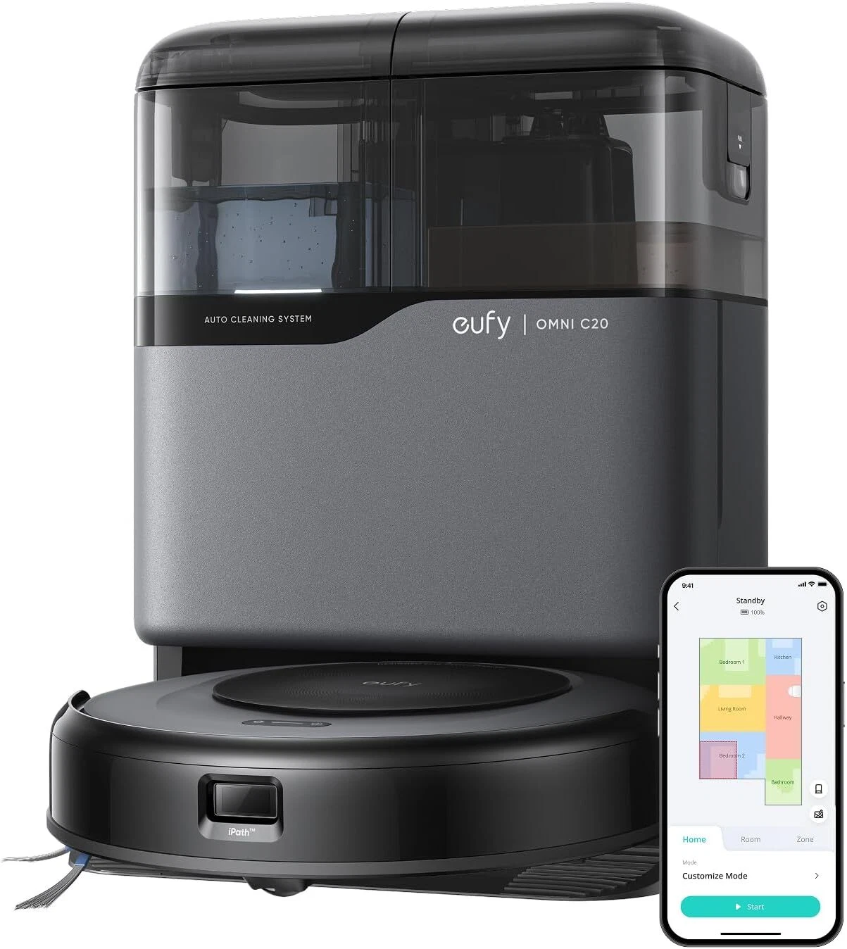 eufy Omni C20 Robot Vacuum & Mop Combo,All-in-One Station -Certified Refurbished
Opens in a new wind