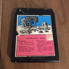 Vintage "Original" Beatles HELP - 8 Track Tape - R-2124 - Preowned