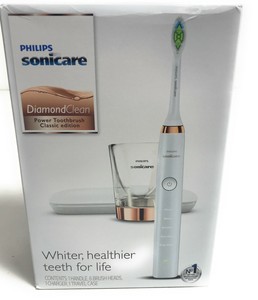 toothbrush philips glass charging sonicare diamondclean rose gold