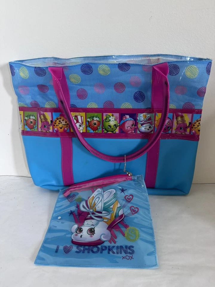 NUEVO Bolso de Playa Shopkins Bolso de Mano con Accesorio Bolso Adjunto Foto 2 de 4